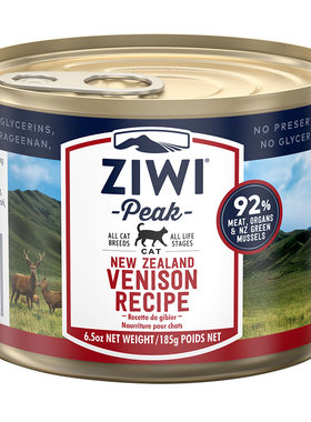 进口ZIWI滋益巅峰猫主食营养罐头成幼猫鹿肉牛肉鸡肉185g