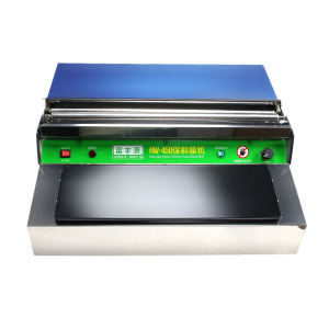 超市保鲜膜封口机自动切割包膜机食品水果打包机蔬菜保鲜膜包装机