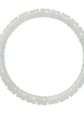 宫里上新正品天然和田玉竹节手串
