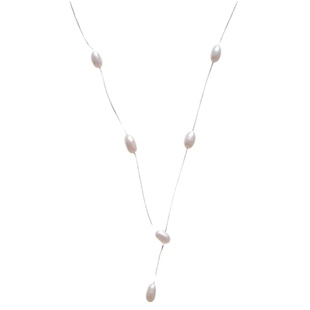 知更鸟|老友记瑞秋同款 优雅法式天然淡水珍珠s925纯银项链/耳钉