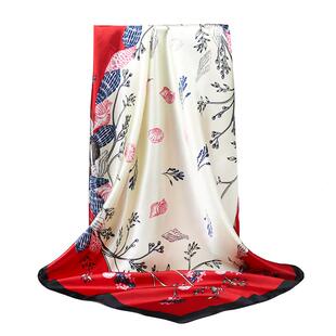 90CM大丝巾方巾围巾披肩两用女士春秋冬季新款洋气时尚搭配衬衫