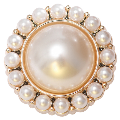 珍珠纽扣高档羊绒大衣女衣服扣子小香风毛衣装饰钮扣高端开衫精致