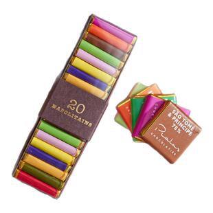 法国进口Pralus75%普鲁斯黑巧克力纯可可脂零食独立包装礼盒送礼