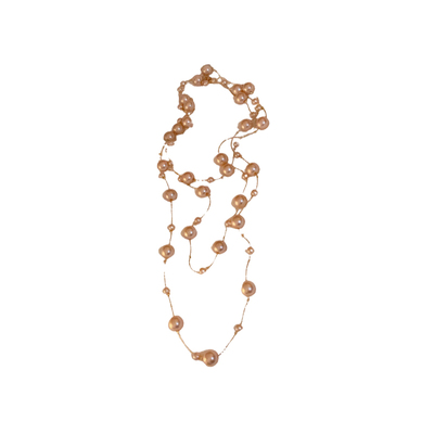 珍珠项链毛衣链叠戴长款