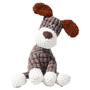 译之爪PawBridge 棕色驴玩具宠物毛绒发声玩偶狗狗耐咬解闷神器新