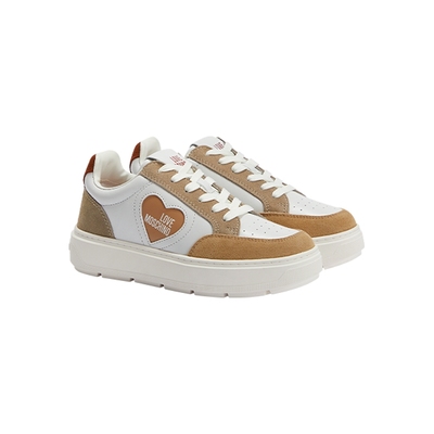 【礼物低至5折】Love Moschino  女士Bold Love牛皮运动鞋