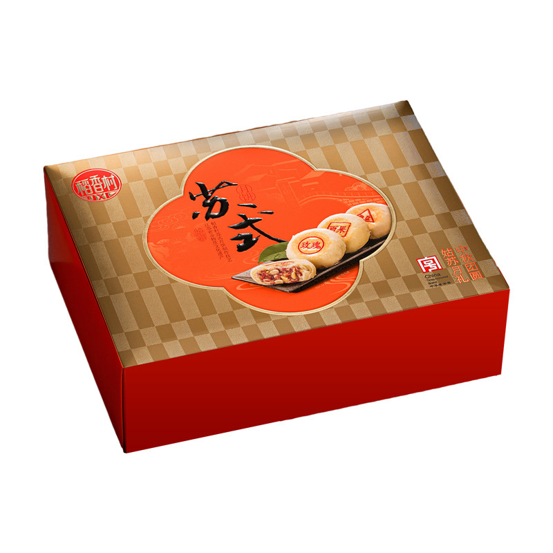 稻香村姑苏月礼送人长辈中秋礼品苏式酥皮五仁枣泥椒盐月饼礼盒装