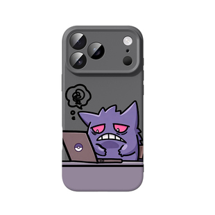 适用苹果18promax手机壳iPhone17宝可梦16pro液态硅胶15plus鲤鱼14pm动漫二次元ip13磁吸外壳air创意12防摔11