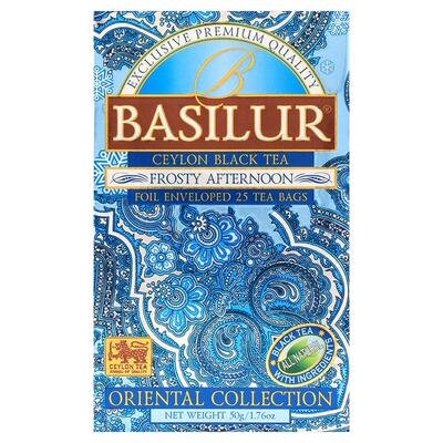 BASILUR宝锡兰 东方冰雾下午茶25片独立包装 果味茶 斯里兰卡进口