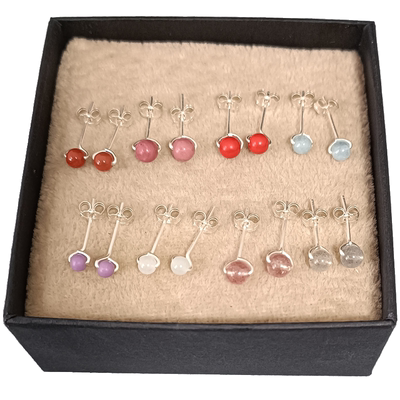 999足银防过敏小耳钉刚打耳洞