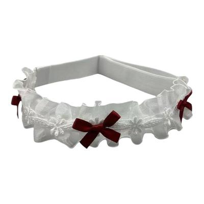 Lolita朋克哥特蕾丝蝴蝶结吊袜带