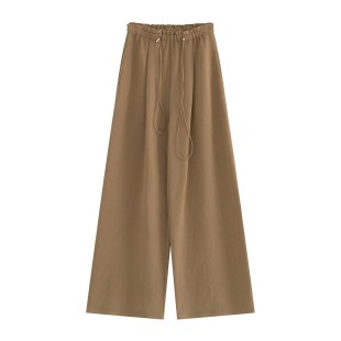 MOERSHOP Normcore style 松紧腰阔腿运动裤女春2022年新款拖地裤