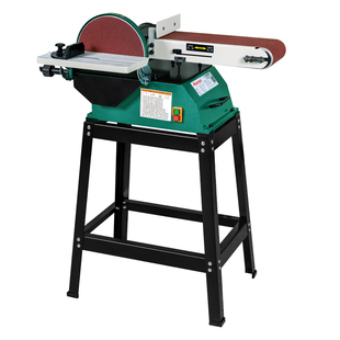 信民砂盘砂带机工业级抛光机金属拉丝打磨机木工台式砂纸磨刀机