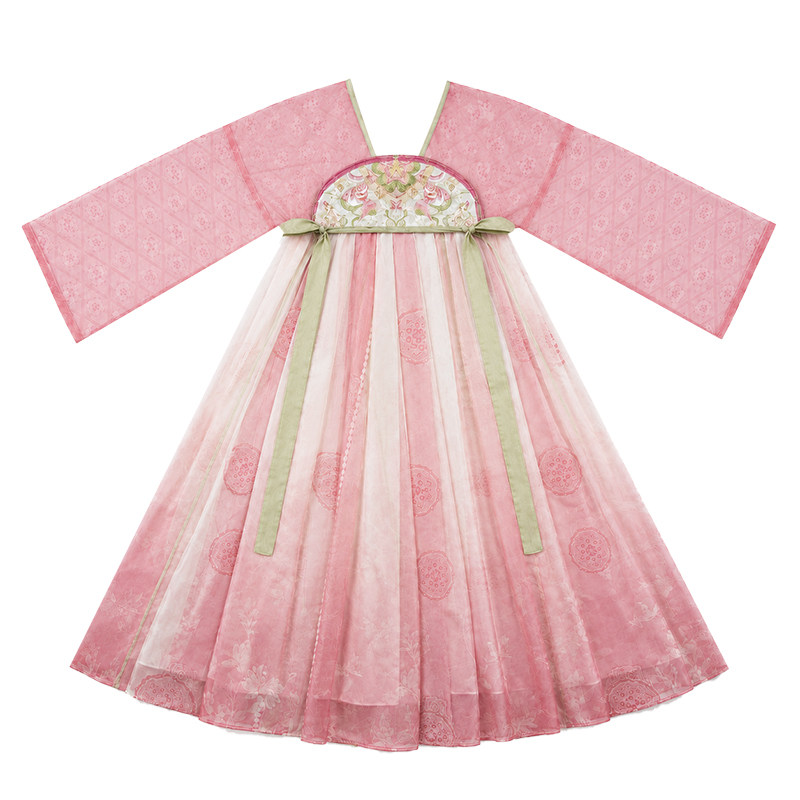 汉服女童秋2026新款古风裙子中秋节服装儿童演出服国风小女孩唐装