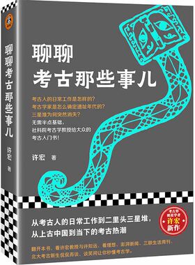 当当网 聊聊考古那些事儿（从考古人的日常工作到二里头三星堆，无需半点基础，社科院考古学 许宏 河南文艺出版社 正版书籍
