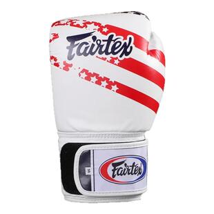fairtex牛皮拳击手套泰拳专业搏击格斗训练成人男女拳套BGV1国旗