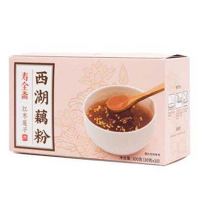寿全斋0脂肪轻代餐红枣莲子藕粉