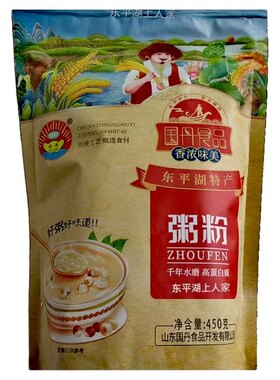 国丹高蛋白天然泰安特产东平粥粉