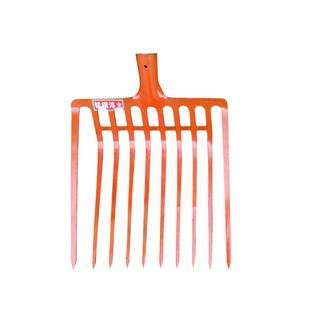 牛粪叉新款锰钢叉农用翻地松土铁叉子加厚家用玉米叉垃圾叉马粪叉