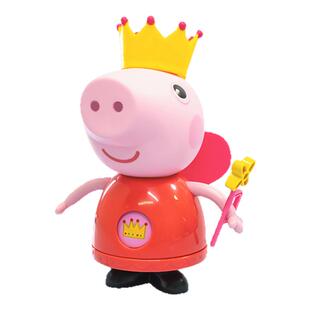 正版小猪佩奇玩偶16CM大号公仔人偶生日礼物女孩过家家玩具摆件