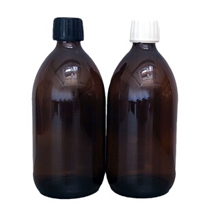 30-500ml棕色玻璃瓶化学试剂瓶 纯露香精香料分装防盗盖小口促销