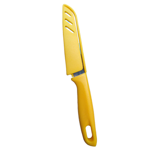 家用不锈钢水果刀带套厨房可折叠瓜果刀削皮刀多功能直柄小刀带套