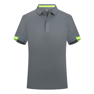夏季速干翻领工作服定制polo衫4s店汽修修理厂短袖T恤工装印logo