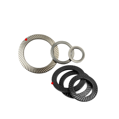 双面齿65锰钢发黑/蓝白锌不锈钢