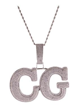 字母数字拼接组合吊坠