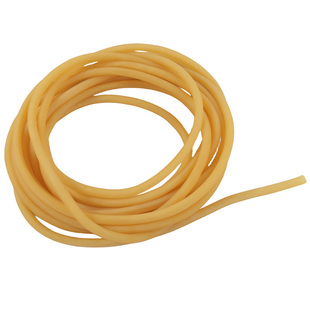 皮筋高弹力无架有架传统圆皮筋乳胶管弹工黄色 橡皮筋 乳胶软管