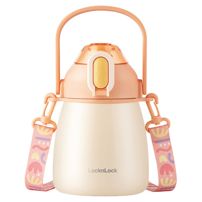 乐扣LOCK可爱不锈钢大容量保温杯