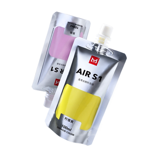 美邦祈富水粉颜料补充包100ml大容量挤压式便携式果冻补充装套装42色美术生专用24替换装单个袋装美考联考用