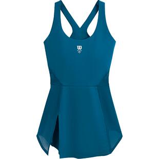 Wilson威尔胜官方女士UPTOWN前侧开叉网球运动连衣裙 需另搭底裤