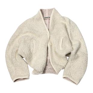 【明星同款】Medium Well 25秋季新款落肩宽松羊毛外套女慵懒风