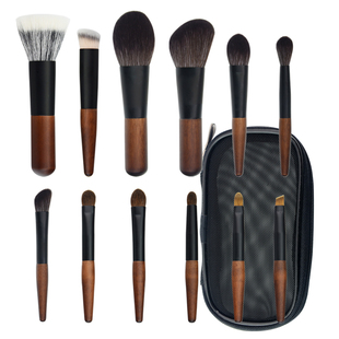 12支迷你便携化妆刷套装全套柔软纤维毛动物毛美妆工具沧州化妆刷
