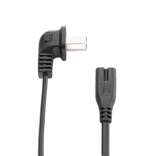 适用三星TCL飞利浦乐视海信液晶电视机电源线加长2孔8字单弯头3米