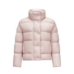 森马羽绒服女鹅绒三防oversize冬季2025新款立领龟背面包服小个子