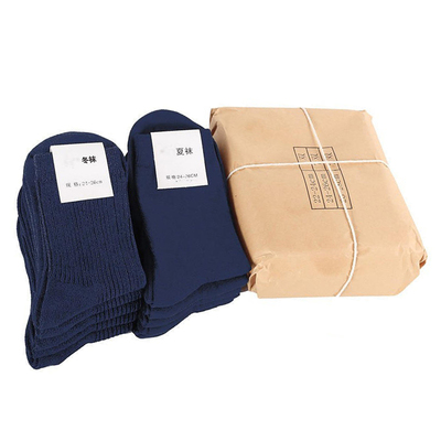 耐磨防臭藏蓝黑色运动袜