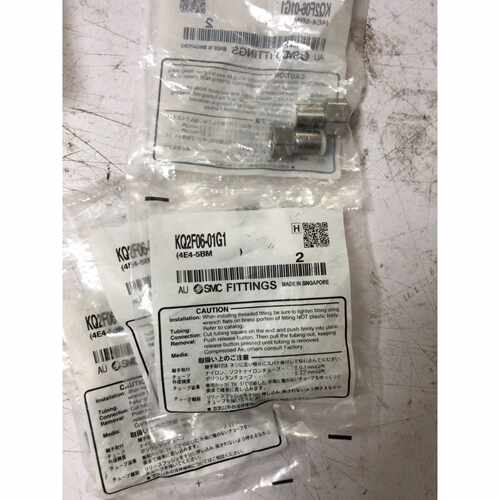 议价全新未拆封SMC气动接头KQ2F0601G1新加坡制造维修