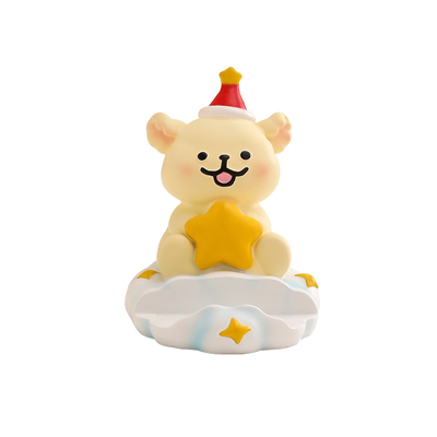 创意线条小狗手机支架桌面摆件