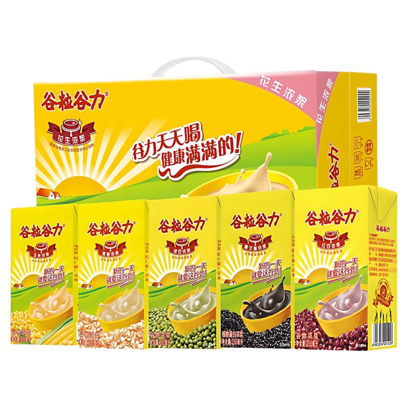 谷粒谷力燕麦浓浆18盒整箱多口味
