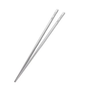 KEITH铠斯纯钛实心筷子家用方形钛筷防烫防滑耐用 金属餐具钛筷子