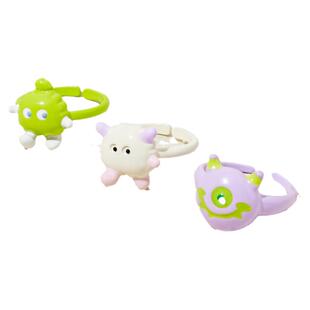 TheGreenParty 萌趣小雪怪开口戒新款潮个性戒指女小众设计食指戒