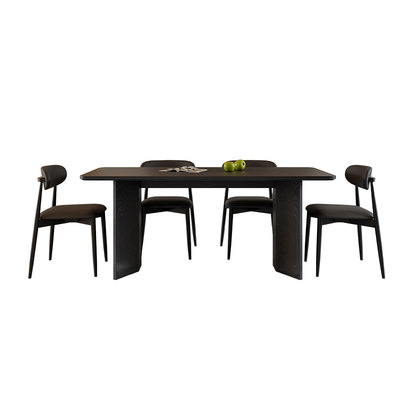 DDC意式极简全托岩板长餐桌