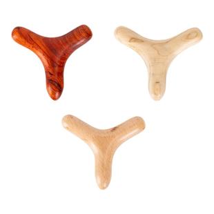 红花梨桧木点穴棒三角全身经络通用足底迷你穴位拨筋棒足疗按摩