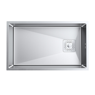 日丰304不锈钢水槽大单槽加厚洗菜盆纳米压纹洗碗槽台下盆洗碗池