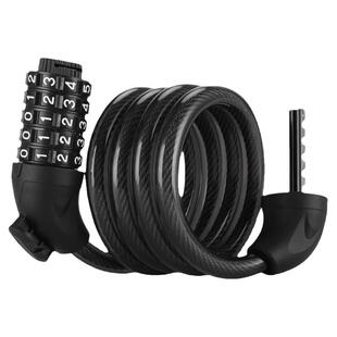 西骑者自行车防盗密码锁加粗钢缆锁公路山地车安全锁车载单车锁