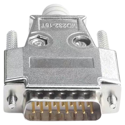 Fuzuki富崎MSDD90215金属并口插头直连DB15二排15针连接器数据线