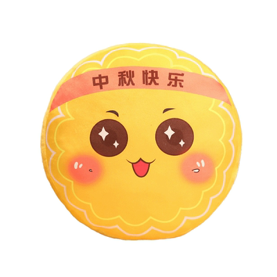 仿真月饼抱枕毛绒玩具公仔