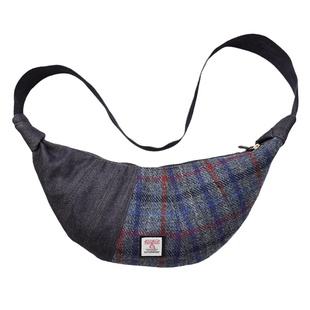 harris tweed哈里斯粗花呢牛角包复古小众慵懒风包包高级感斜挎包